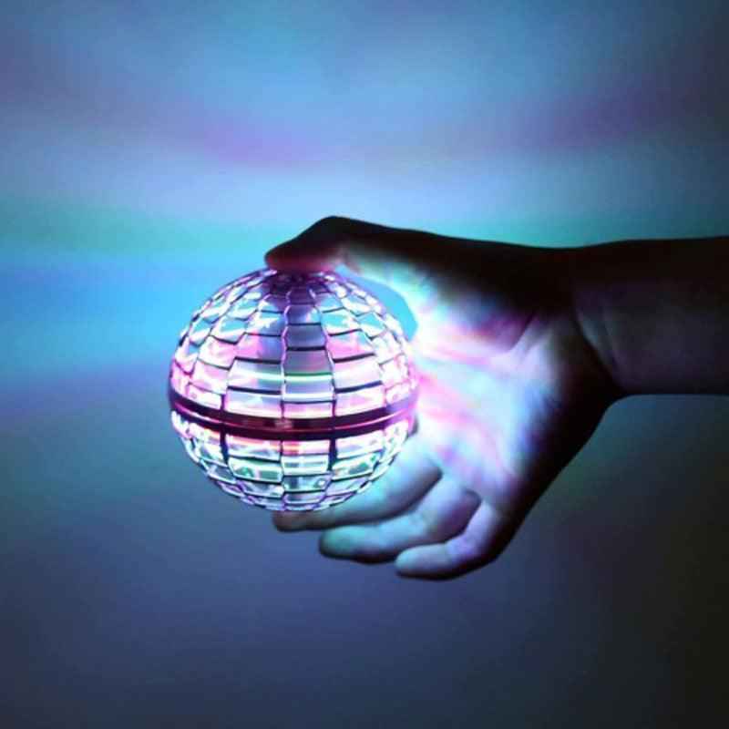 LED Flying Spinner Orb Ball Mini Drone Toy