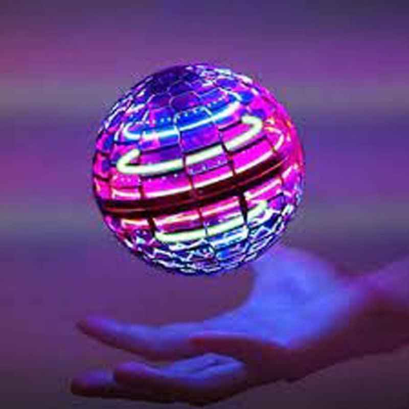LED Flying Spinner Orb Ball Mini Drone Toy