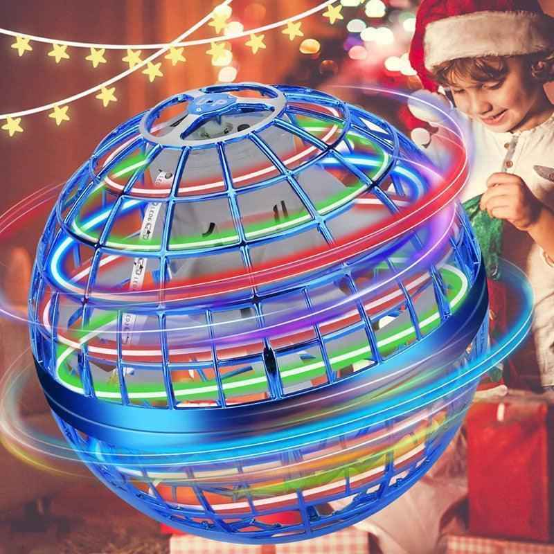 LED Flying Spinner Orb Ball Mini Drone Toy