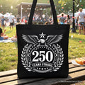 250th Anniversary Strong Eagle Tote Bag, 4th of July USA Patriotic 1776–2026 Gift Shopper