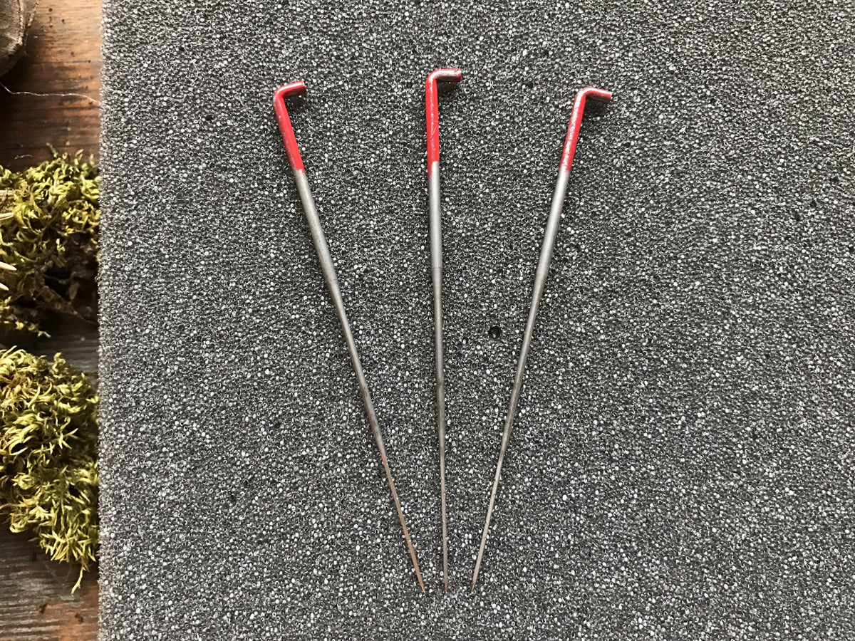 Felting needles, set of 3, 36-gauge triangle tip