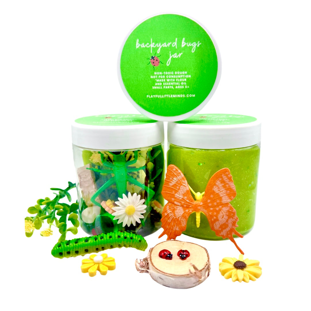 Butterfly & Bug Playdough Sensory Kit: Educational Insect-Themed Play Kit