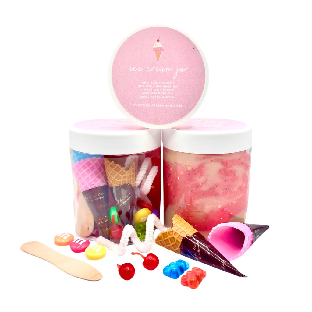 Ice Cream Themed Sensory Play Dough Kit