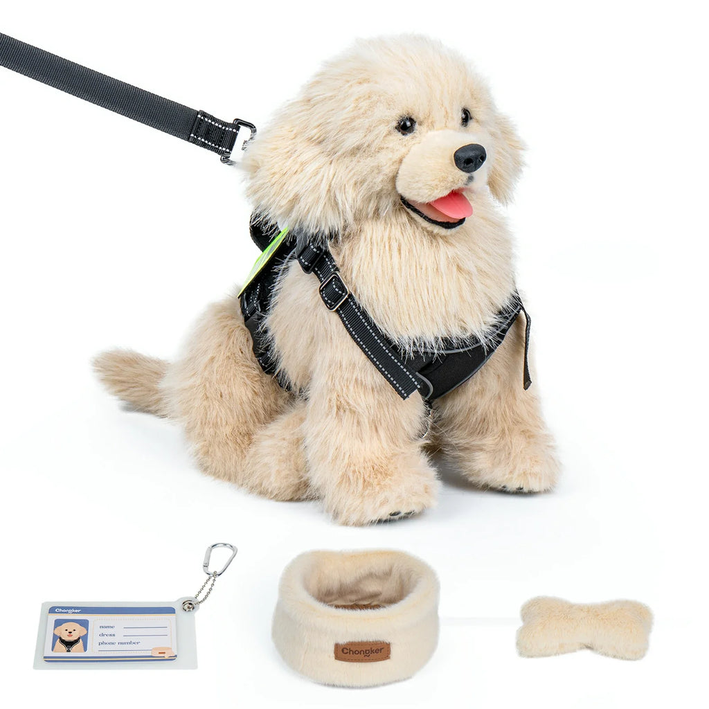 2.2lbs Golden Retriever Plush – Weighted Emotional Support Toy Gift