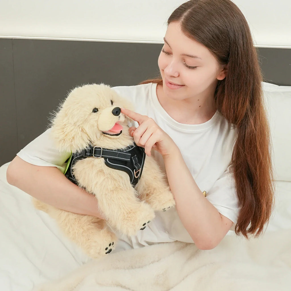 2.2lbs Golden Retriever Plush – Weighted Emotional Support Toy Gift