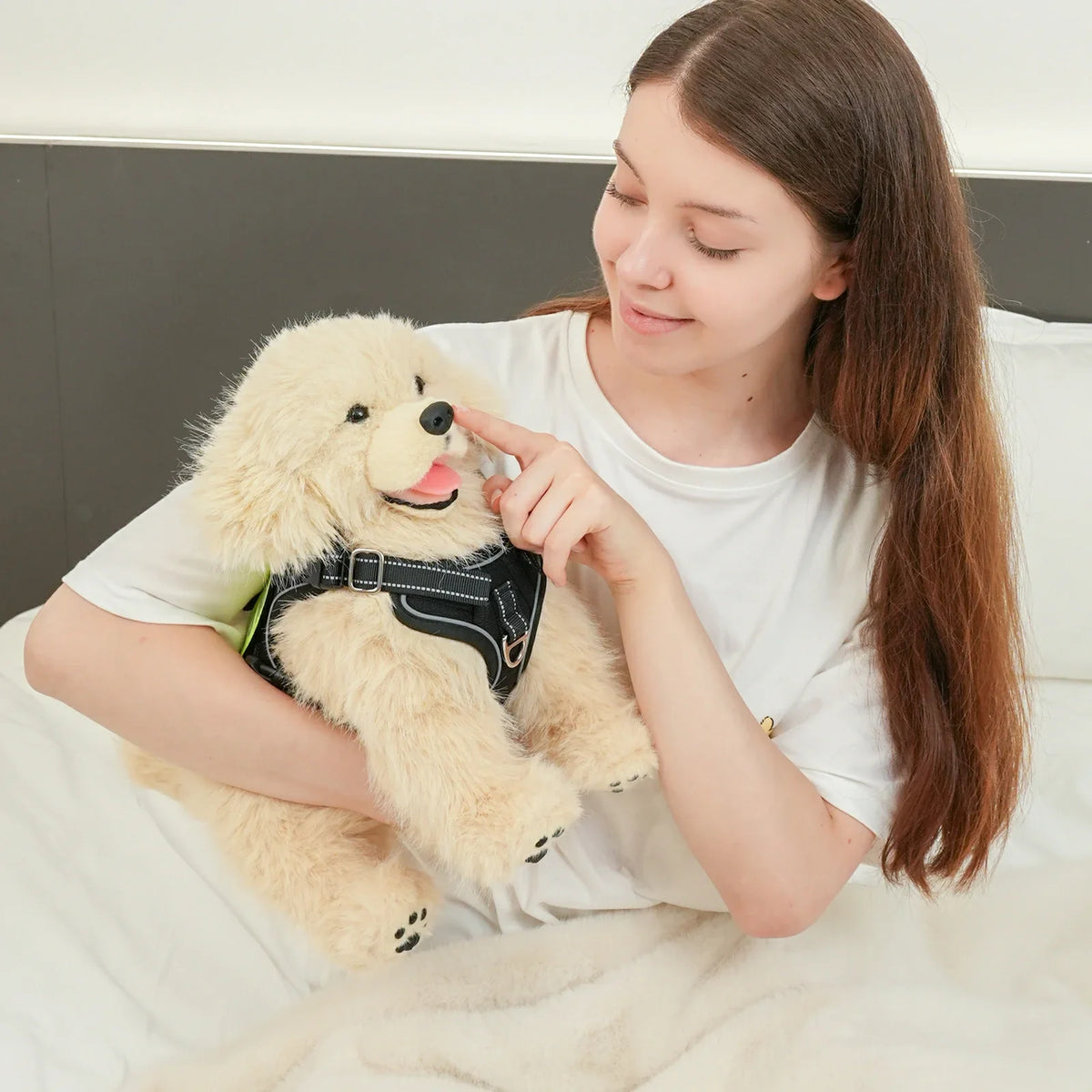 2.2lbs Golden Retriever Plush – Weighted Emotional Support Toy Gift