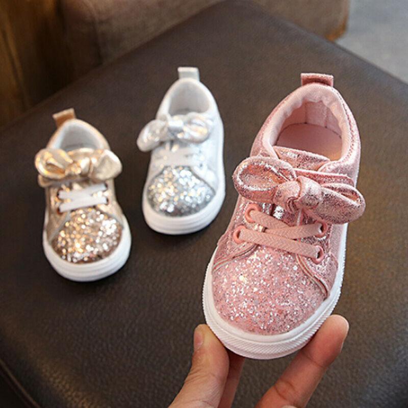 Children's PU Casual Shoes with Elastic-Band Closure