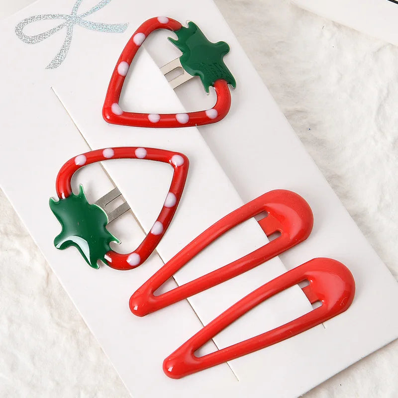 1Set Cute Candy Colors Dripping Hairpins BB Clip Girls Children Hair Clip Pin Barrette Accessories Women Kids Hairgrip Headdress