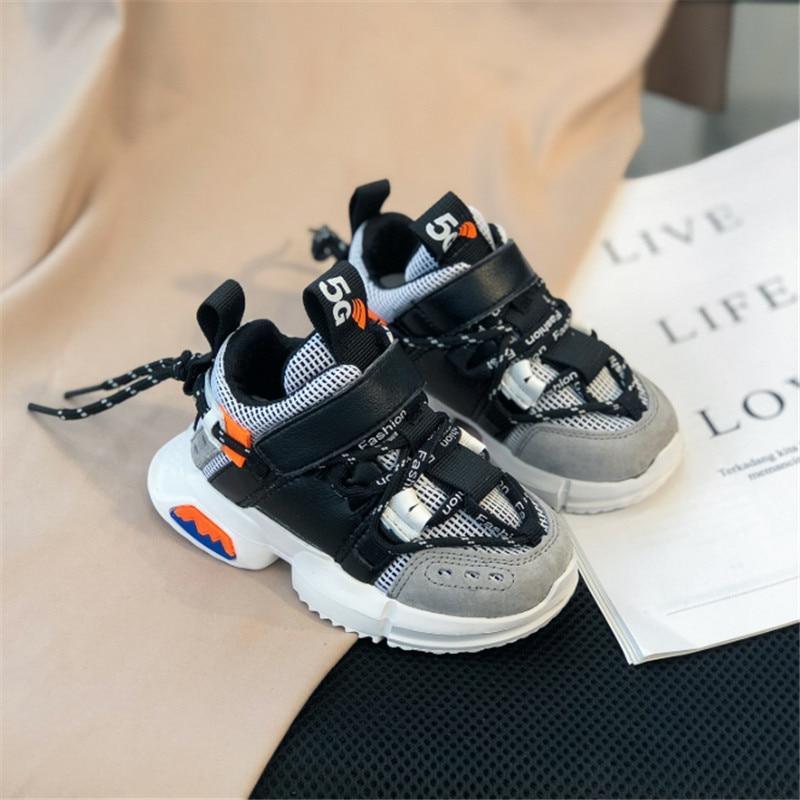 Children's Mesh Hook-and-Loop Sneakers