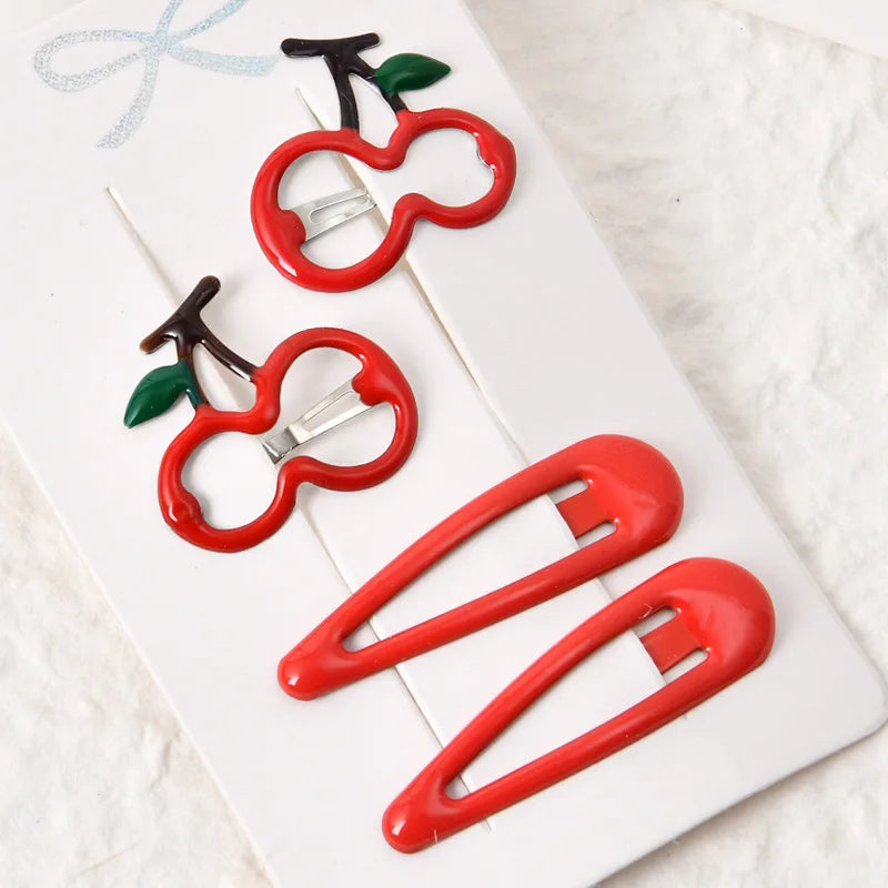 1Set Cute Candy Colors Dripping Hairpins BB Clip Girls Children Hair Clip Pin Barrette Accessories Women Kids Hairgrip Headdress