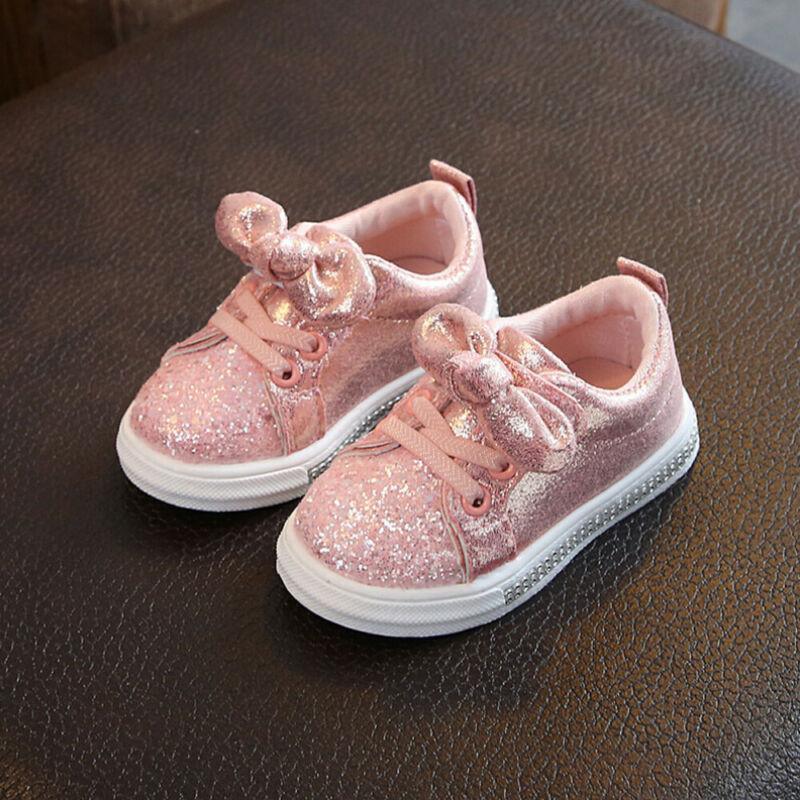 Children's PU Casual Shoes with Elastic-Band Closure