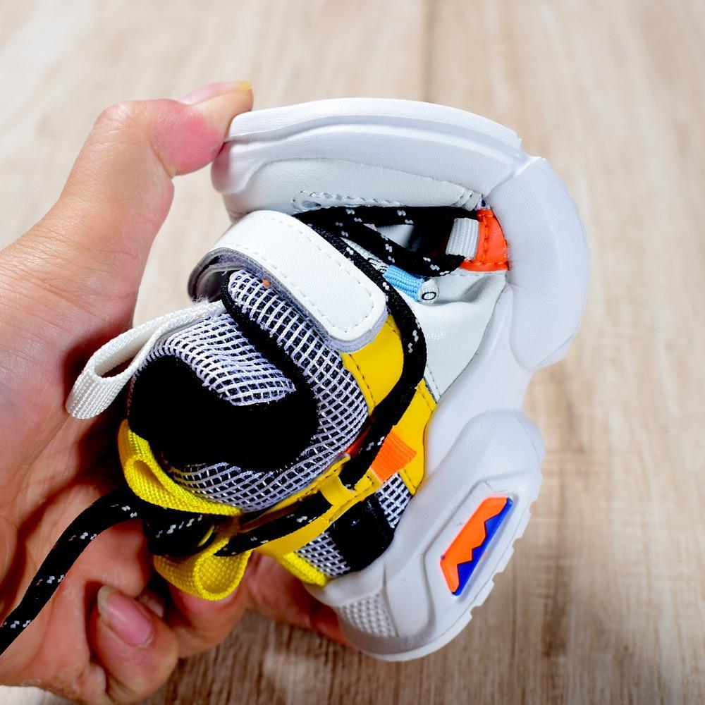 Children's Mesh Hook-and-Loop Sneakers
