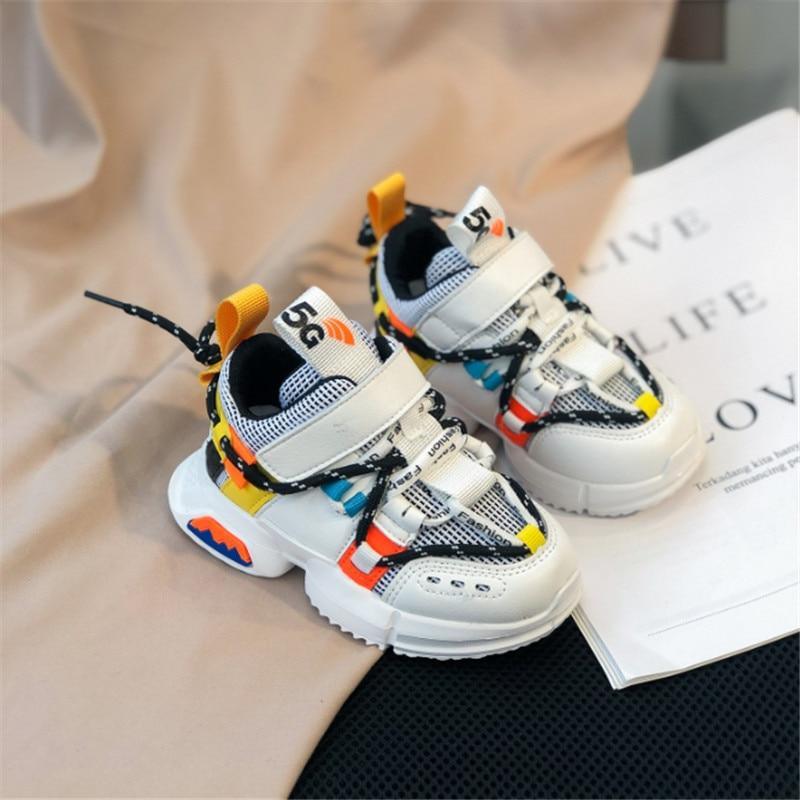 Children's Mesh Hook-and-Loop Sneakers
