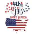 4th Of July Word Search: Independence Day Word Search Puzzles - Includes Number Search - Fourth of July Large Print Puzzle Book - Paperback