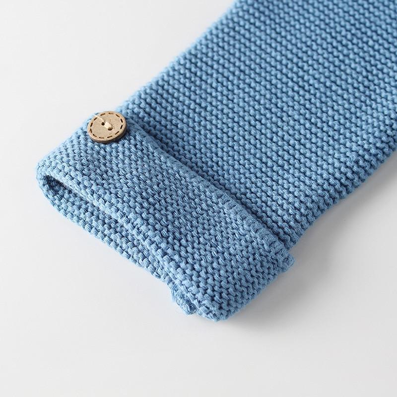 Modern Cotton Baby Girl Cardigan Clothes With knitted Outerwear & Coats for Infant Boys and Girls Romper Winter Jumpsuit