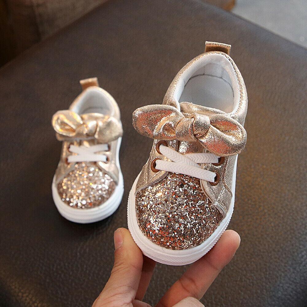 Children's PU Casual Shoes with Elastic-Band Closure