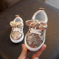 Children's PU Casual Shoes with Elastic-Band Closure
