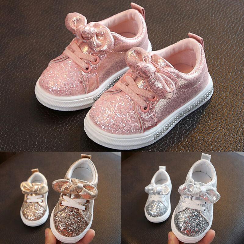 Children's PU Casual Shoes with Elastic-Band Closure
