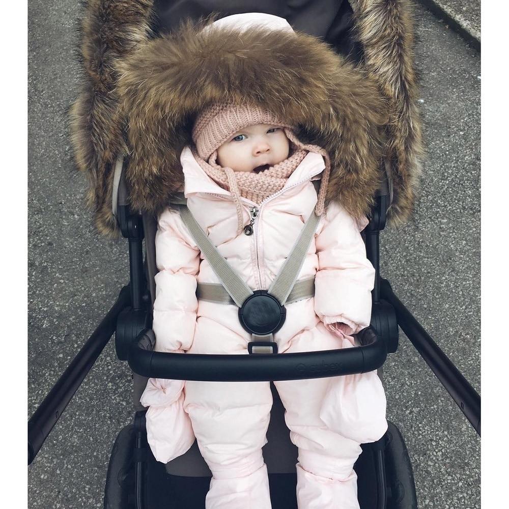 Winter Clothes For Infant Baby Hooded Warm Thick Snowsuit Jumpsuit Romper for Boys and Girls  Style