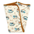 GOTS Certified Organic Cotton Blanket - Rocking Horse