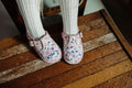 Children's Floral Mary Jane Dress Shoes – Removable Soles