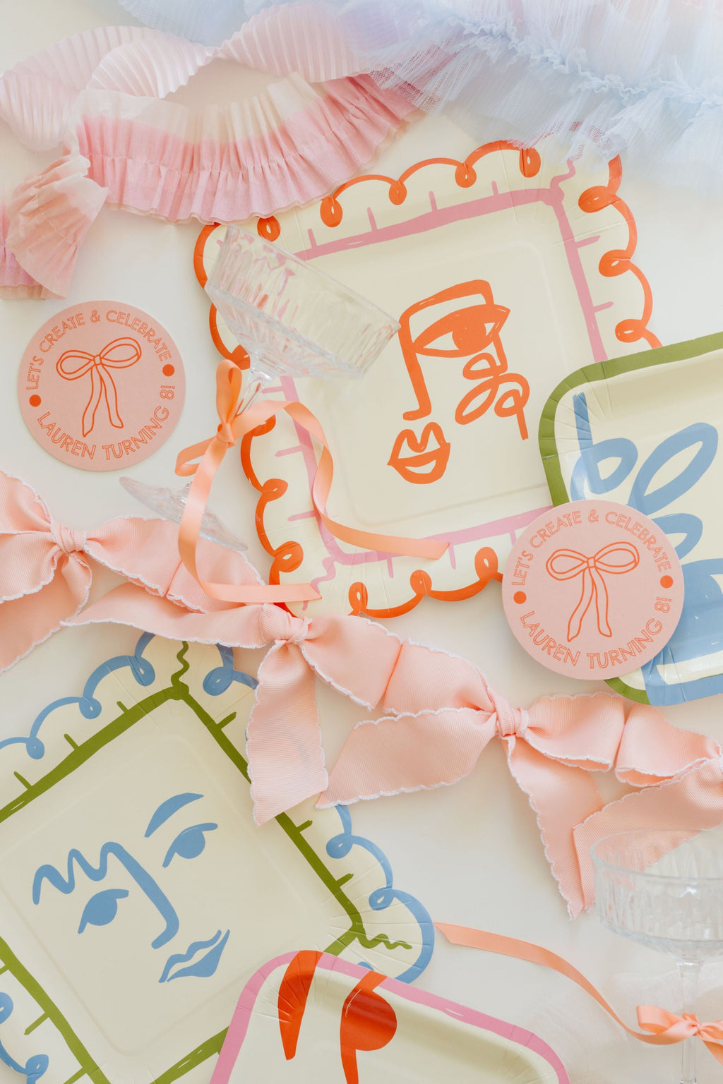 Art Birthday Party Supplies Pack (Serves 12) | Modern Painting Theme Kids Party Kit | Plates, Cups & Napkins Set