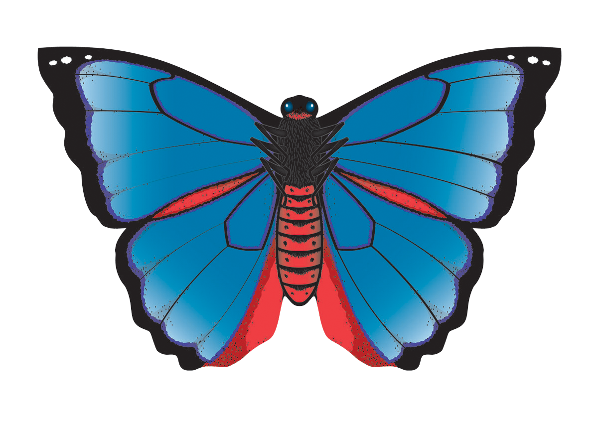 32" Nylon Karner Blue Butterfly