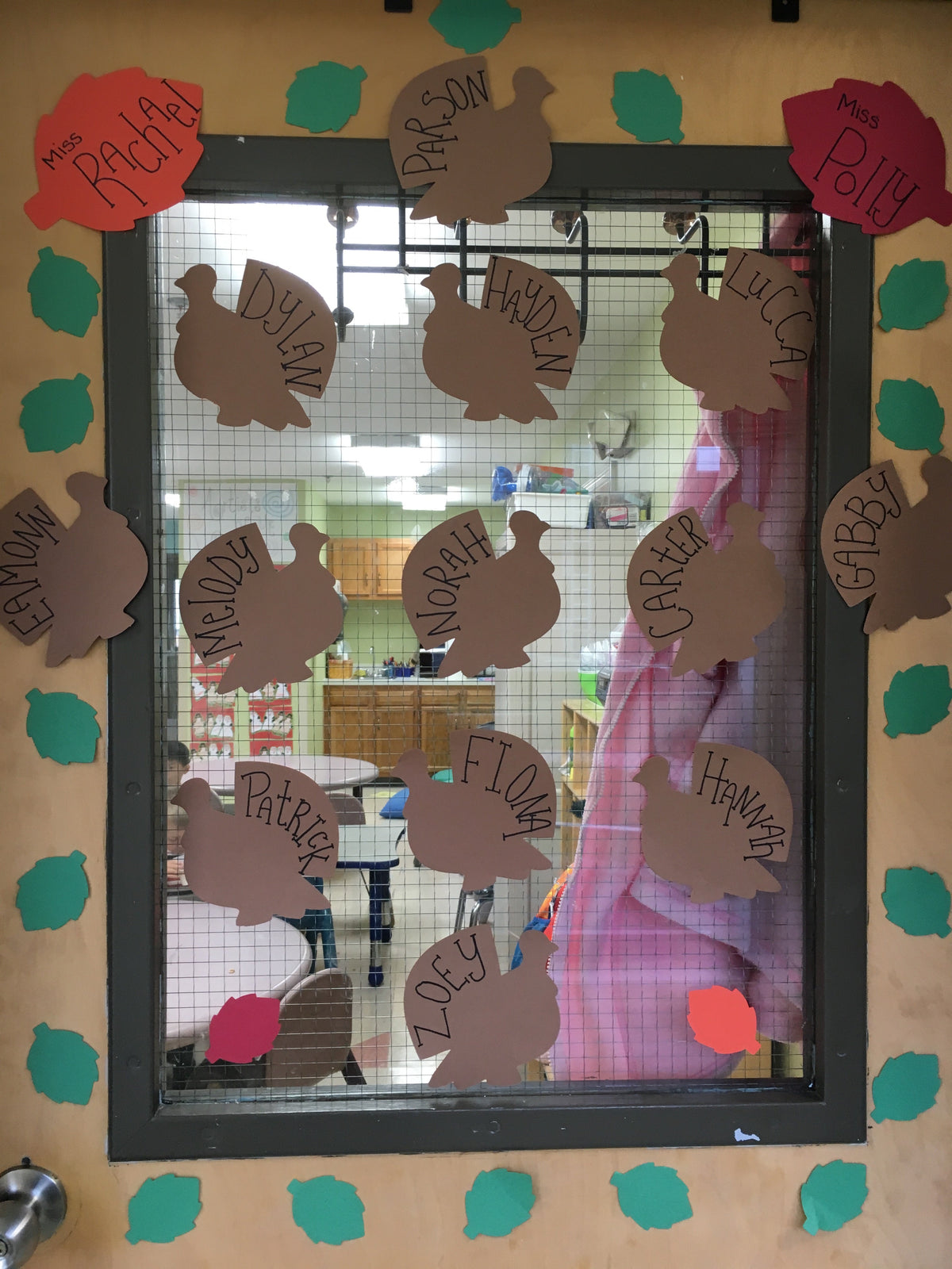 SHAPES ETC.  Thanksgiving Turkey Large Assorted Color Cut-Outs - 5.5in