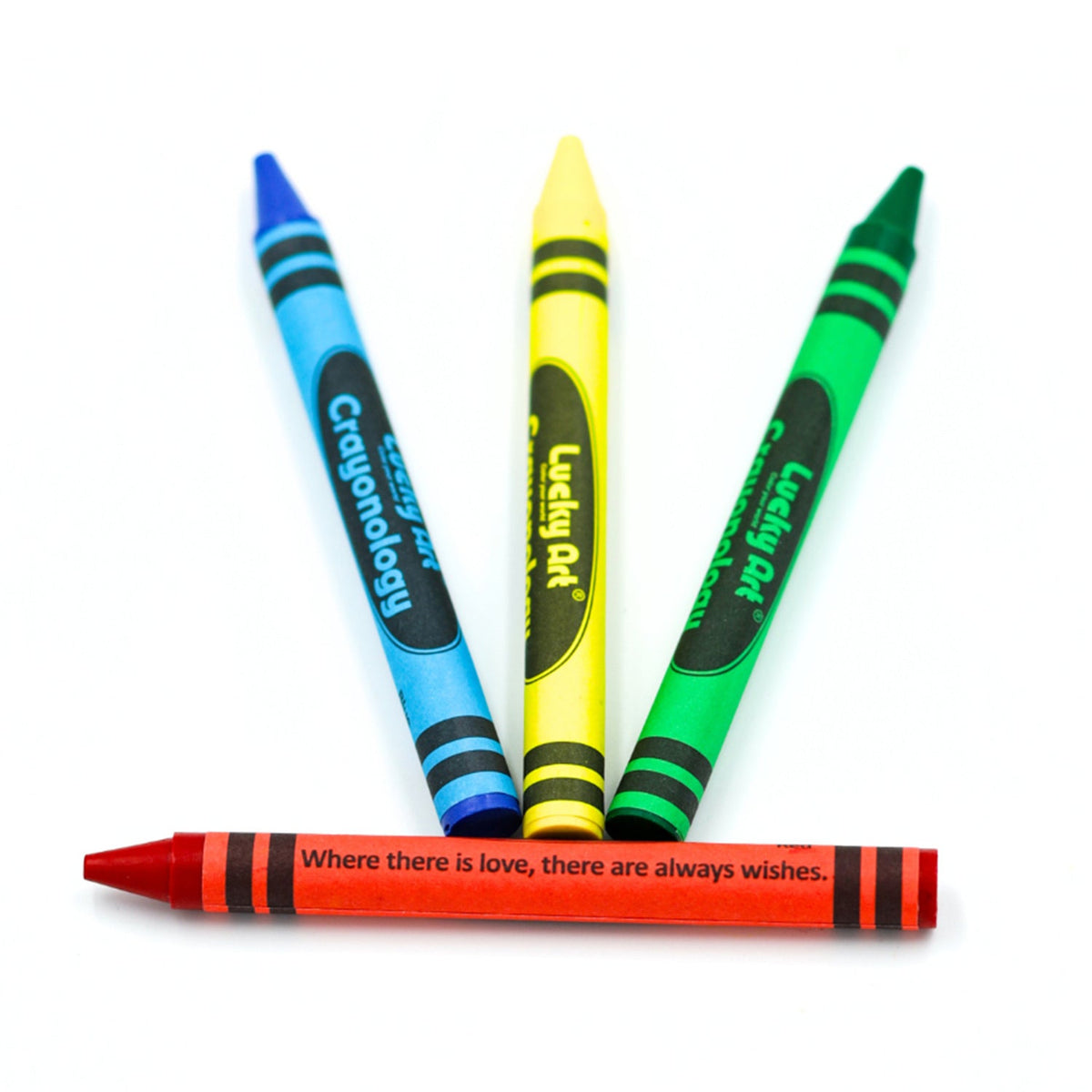 4-Color Crayon Sets – 20 Packs (80 Crayons), Non-Toxic, Restaurant & Party Ready
