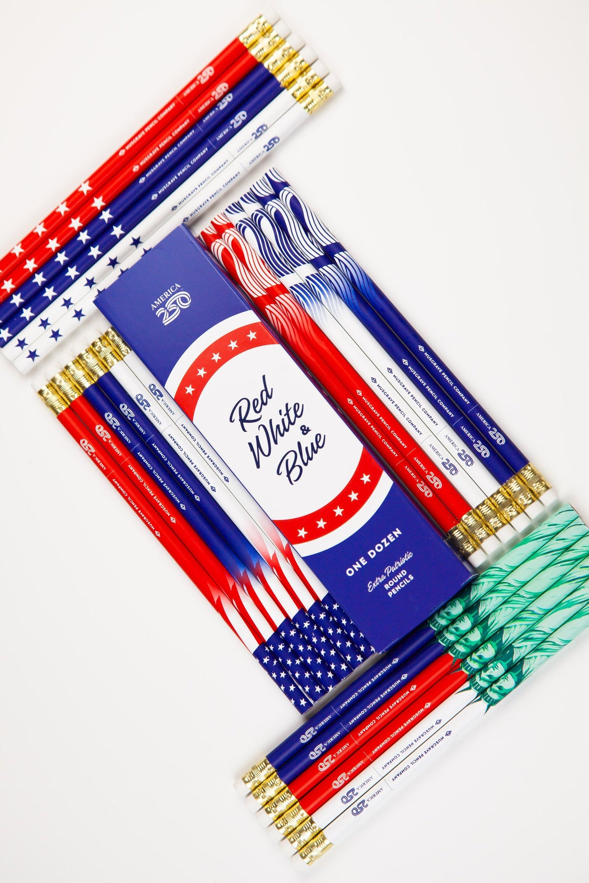 America250™ Celebration Red, White, and Blue Set