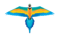 RainForest 61 inch Wingspan Nylon Macaw