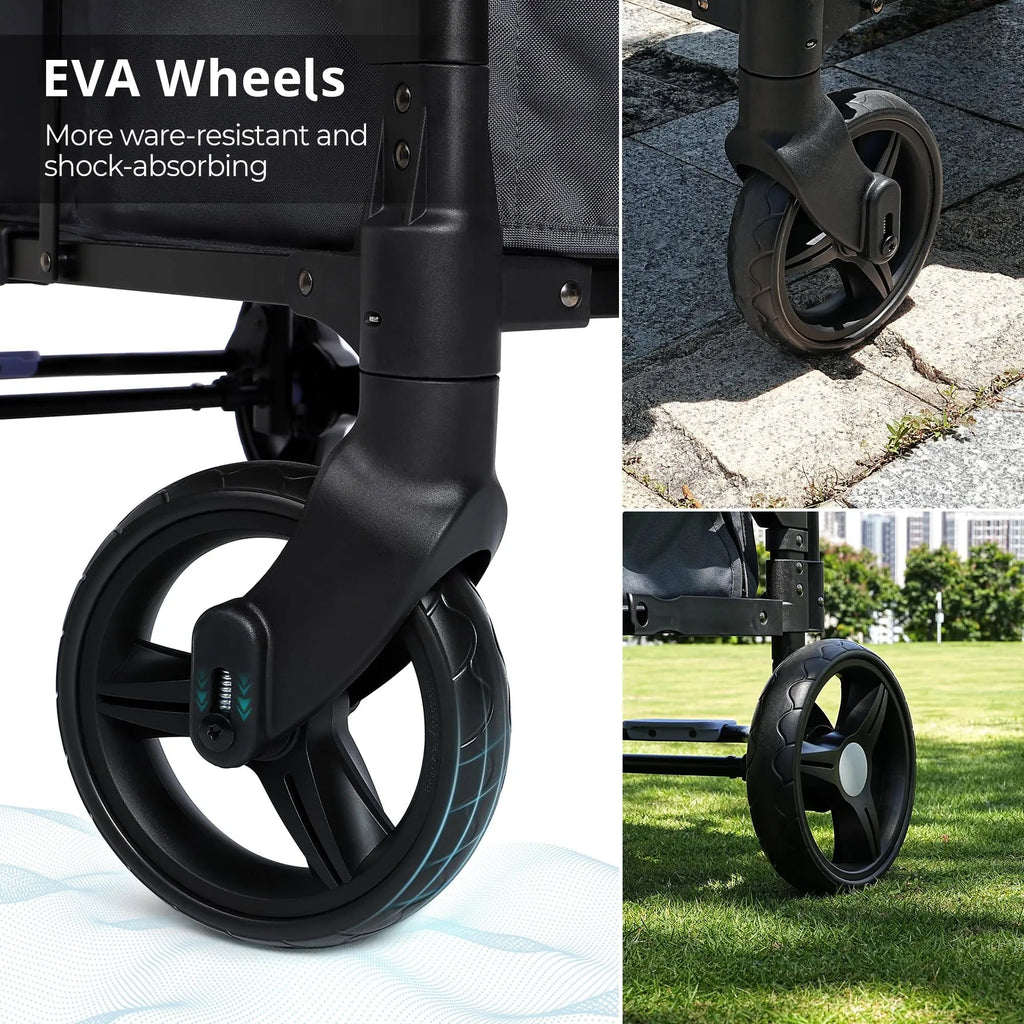 Momfann 4-in-1 Double Stroller Wagon for Kids