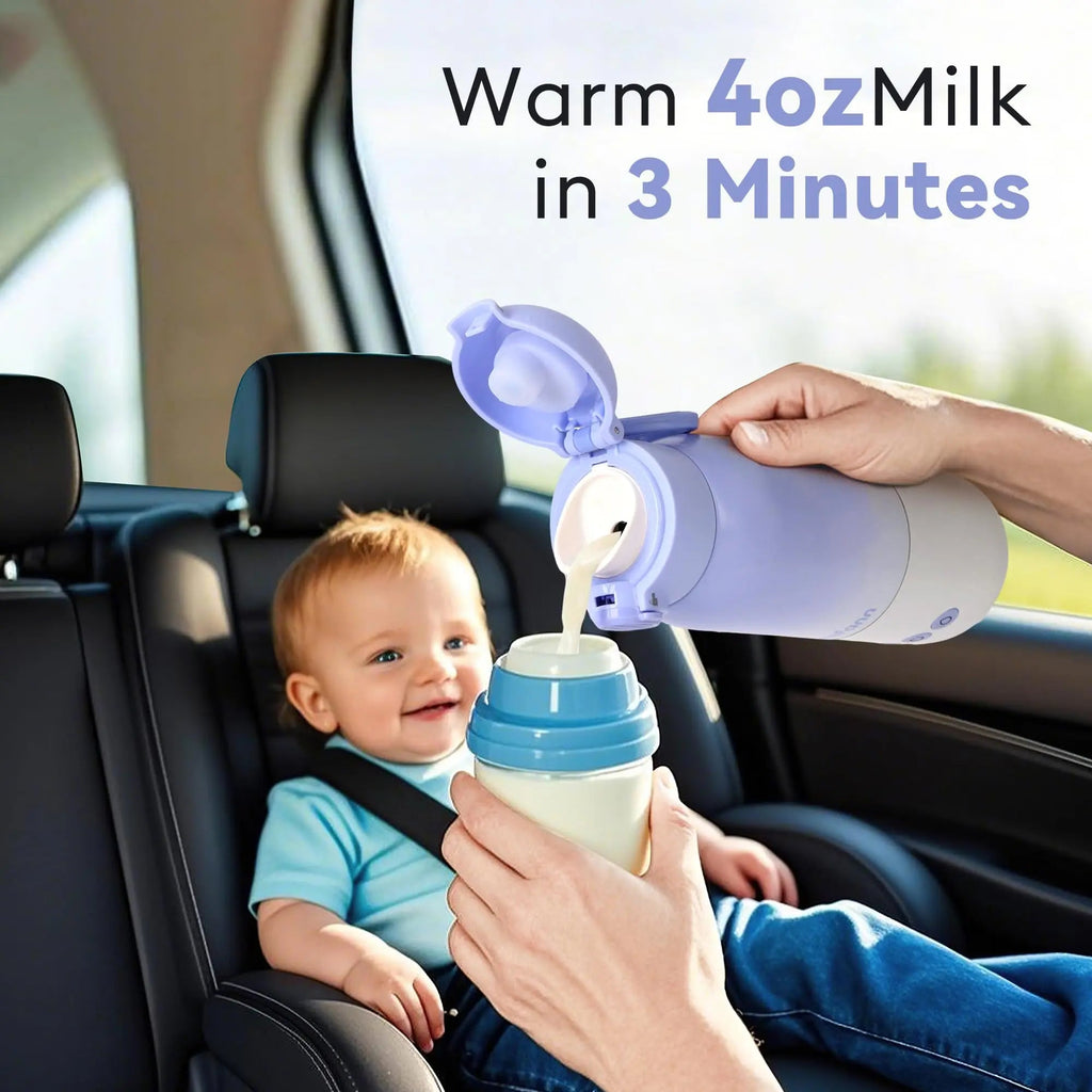 Momfann Portable Travel Bottle Warmer for Breast Milk & Water
