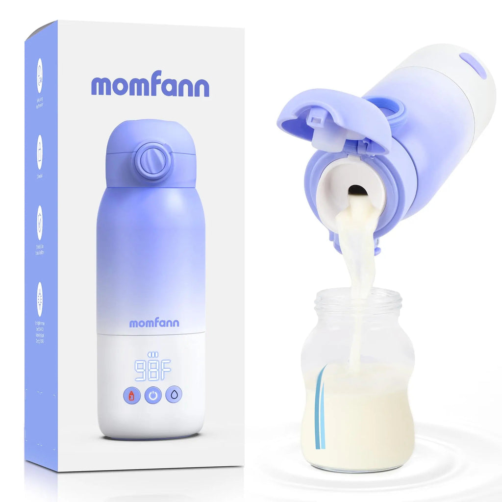 Momfann Portable Travel Bottle Warmer for Breast Milk & Water
