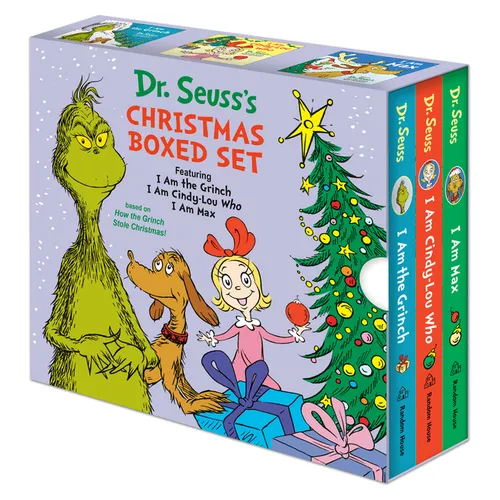 Dr. Seuss's Christmas 3-Book Boxed Set: I Am the Grinch, I Am Cindy-Lou Who; I Am Max: Based on How the Grinch Stole Christmas - Hardcover