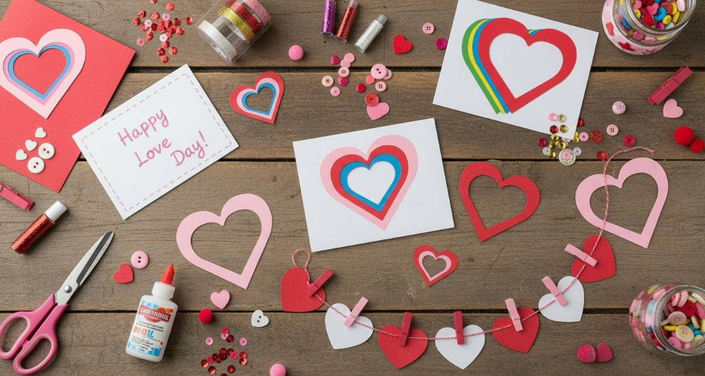 SHAPES ETC. Heart Bright Neon Assorted Color Small Cut-Outs- 2.5"