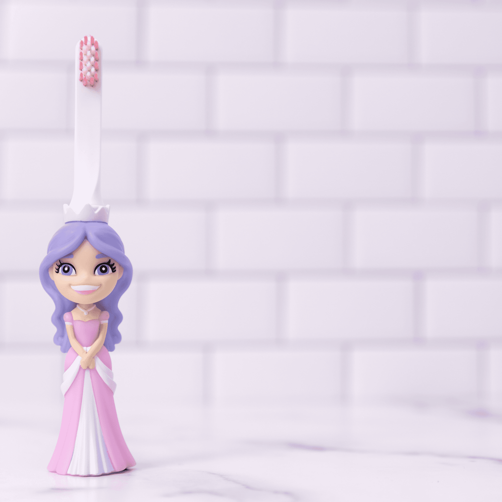 Princess Pearly Whites Toothbrush for Kids With Bonus Brush