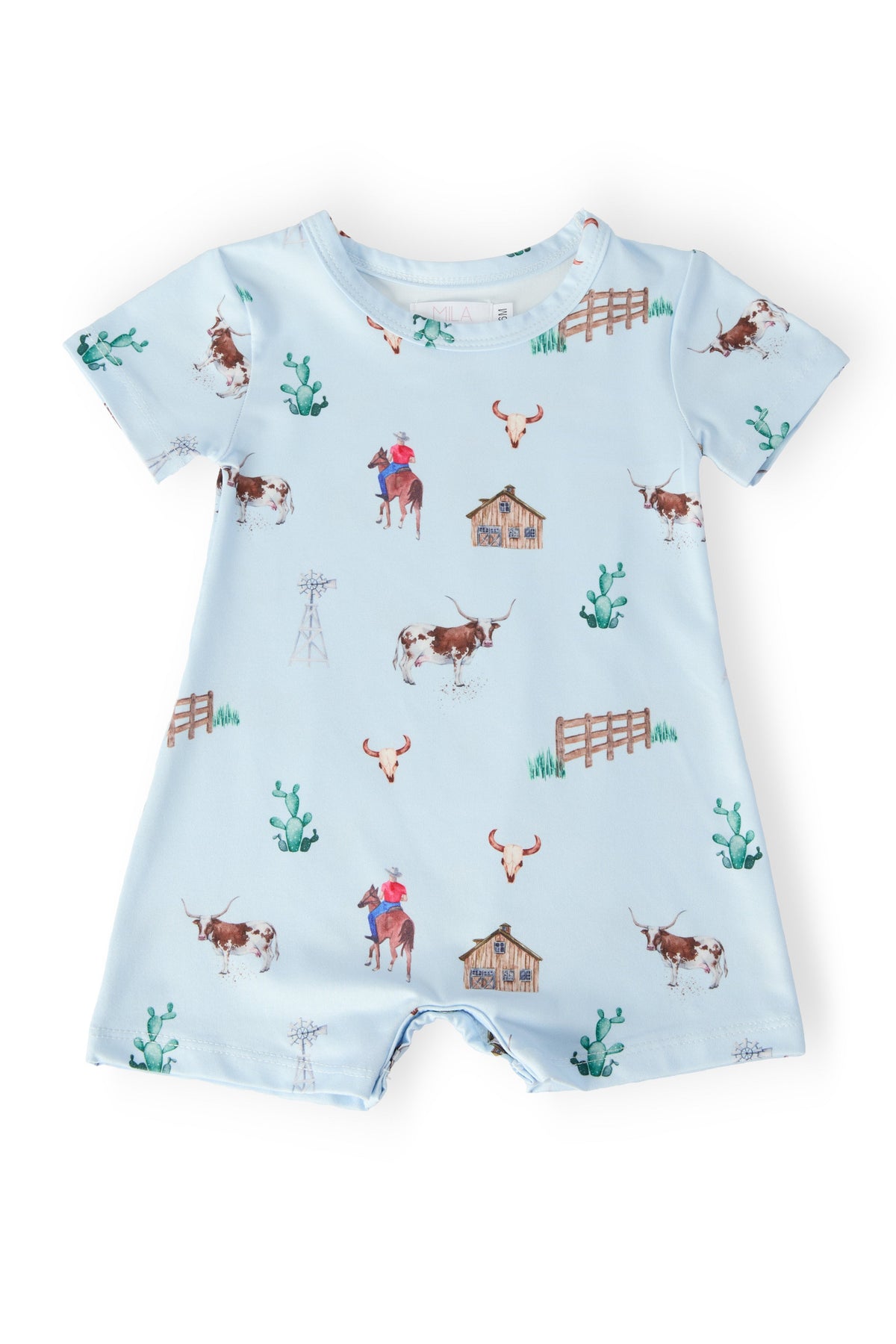 Ranch Hand Short-Sleeve Shorty One-Piece