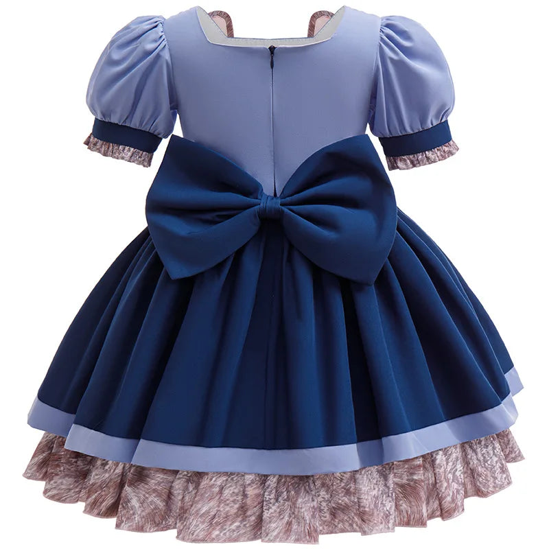 Girls Judy Hopps Bunny Police Costume Dress – Zootopia Outfit