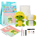 Tortoise Crochet Kit with Soft Yarn Crochet Kit with Step-by-Step Video Tutorials Learn to Crochet Animals Kits for Adults