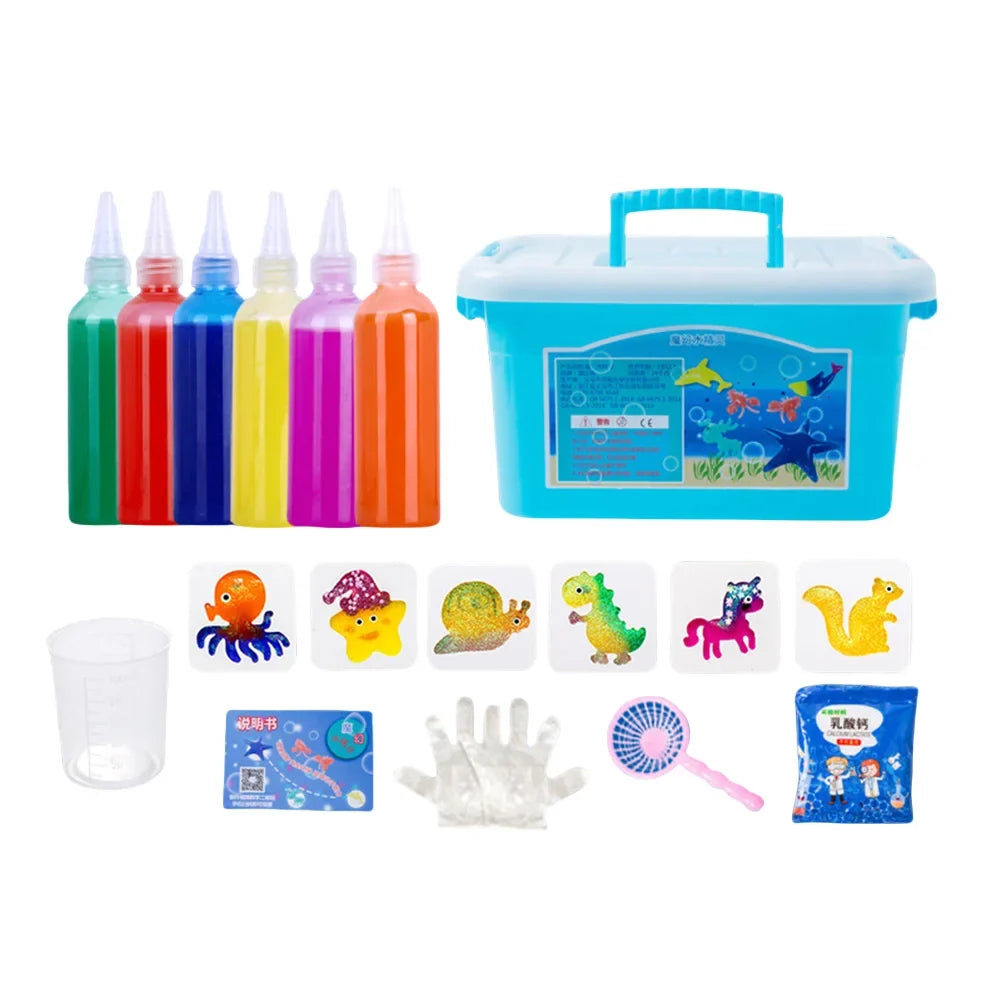 Magic Water Elf Toy Kit Water Fairy Water Gel Kit Handmade Water Toy Birthday Christmas Gifts for Kids Party Favors