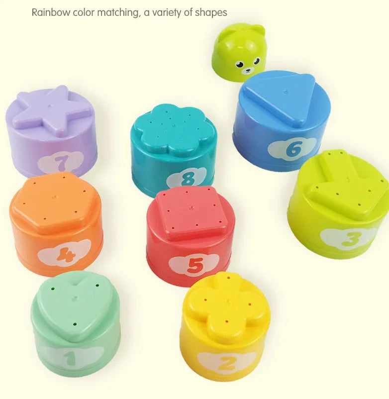 Kid Brain Response Speed Stacking Cup Game