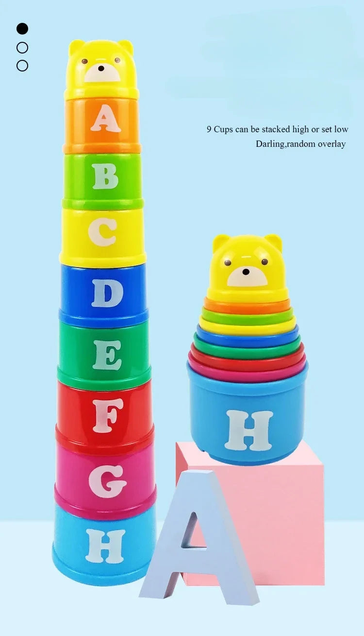 Kid Brain Response Speed Stacking Cup Game