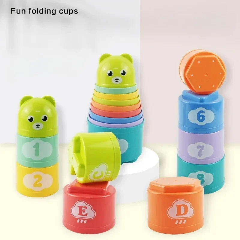 Kid Brain Response Speed Stacking Cup Game