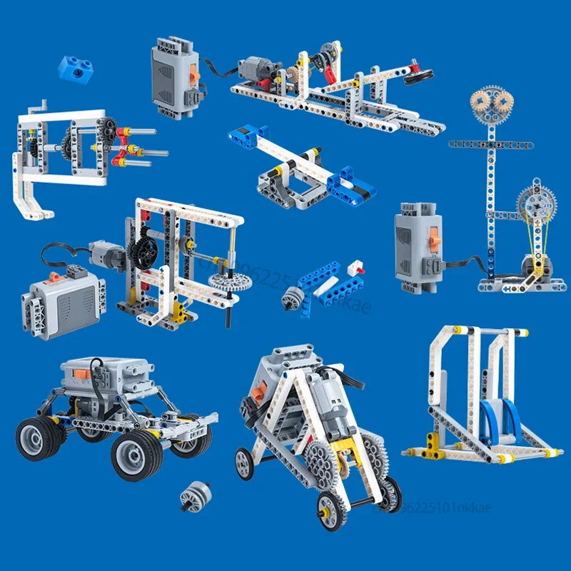 STEM 9686 Educational Set Technical Simple and Motorized Building Bricks