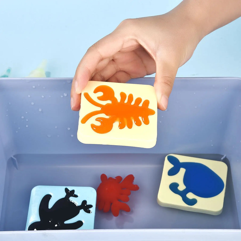 Kids DIY Water Elf Craft Kit – Montessori Painting & Origami Sticker Set with Magic Water Solution (100 ml / 3.38 fl oz)