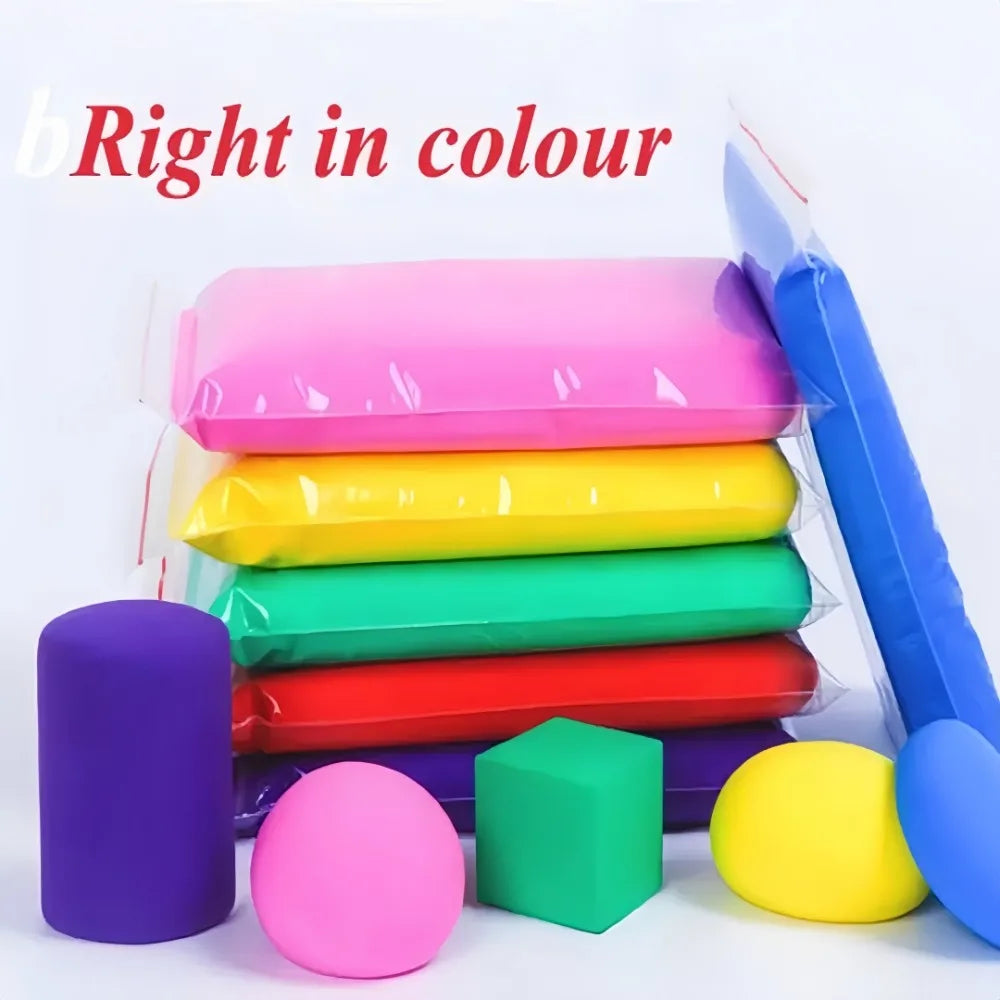 36-Color Ultra Light Air Dry Modeling Clay Kit for Kids, Super Soft DIY Space Mud Craft Set with 3 Tools
