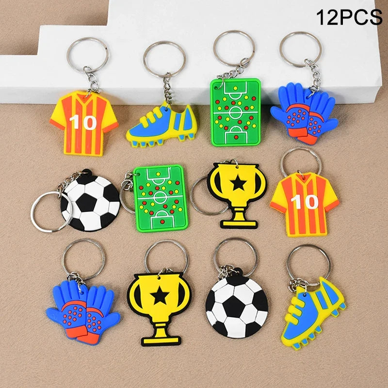 Soccer Party Bracelets Keychain | Pin Ball Maze Game Toys for Football Theme Kids Birthday Party Favors