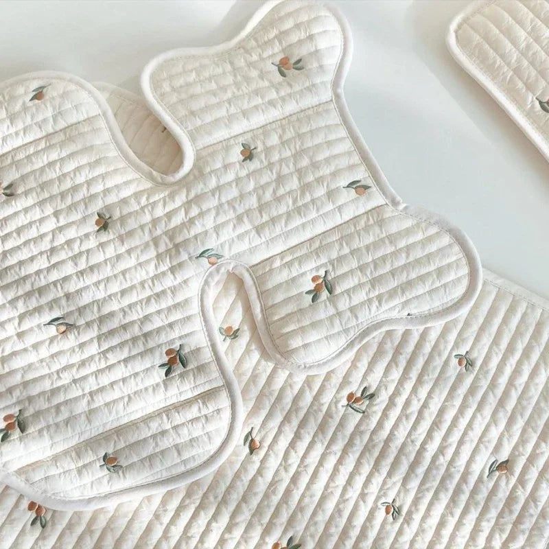 Baby Stroller Liner Breathable Soft Cotton Newborn Car Seat Cushion Seat Pad Infant Pushchair Mattress Mat Kid Pram Accessory