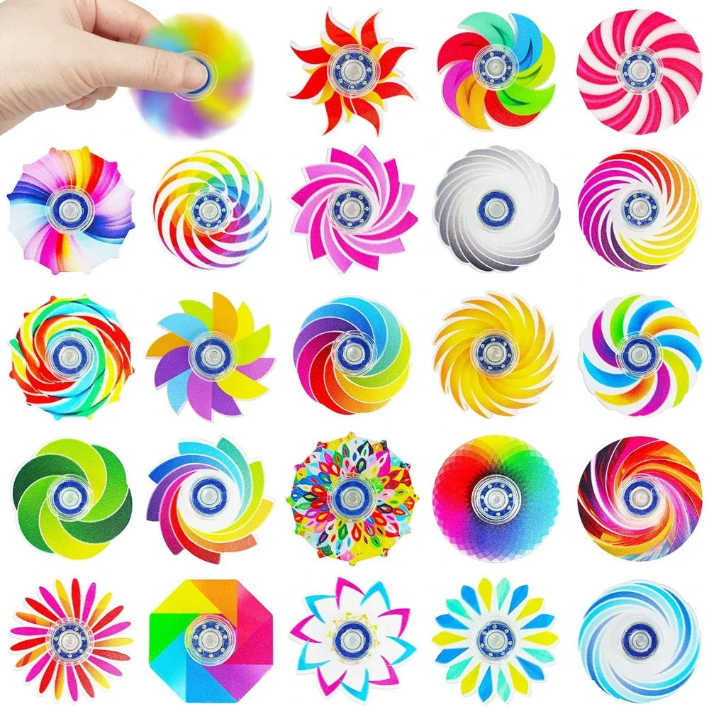 Mini Fidget Spinners 24PCS – Bulk Stress Relief Sensory Toys